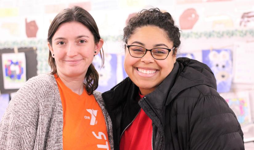 Autumn (left) and Shalina (right) Pre-K teachers at UP ELC