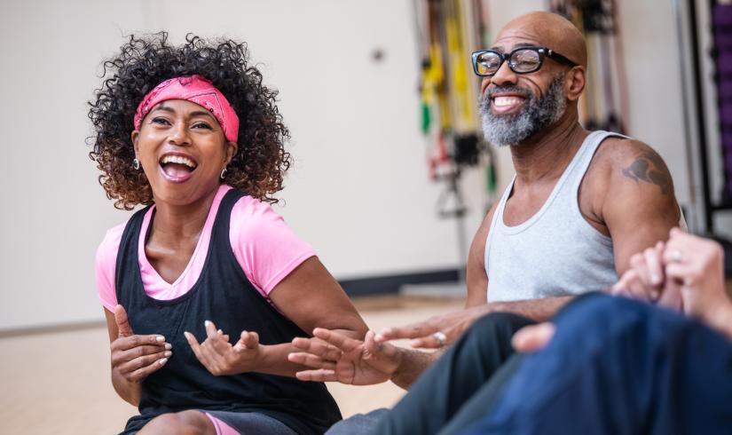 YGTC Older Adults in an exercise session
