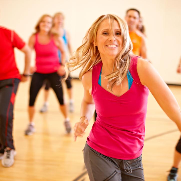 Dancing At YMCA Zumba Class