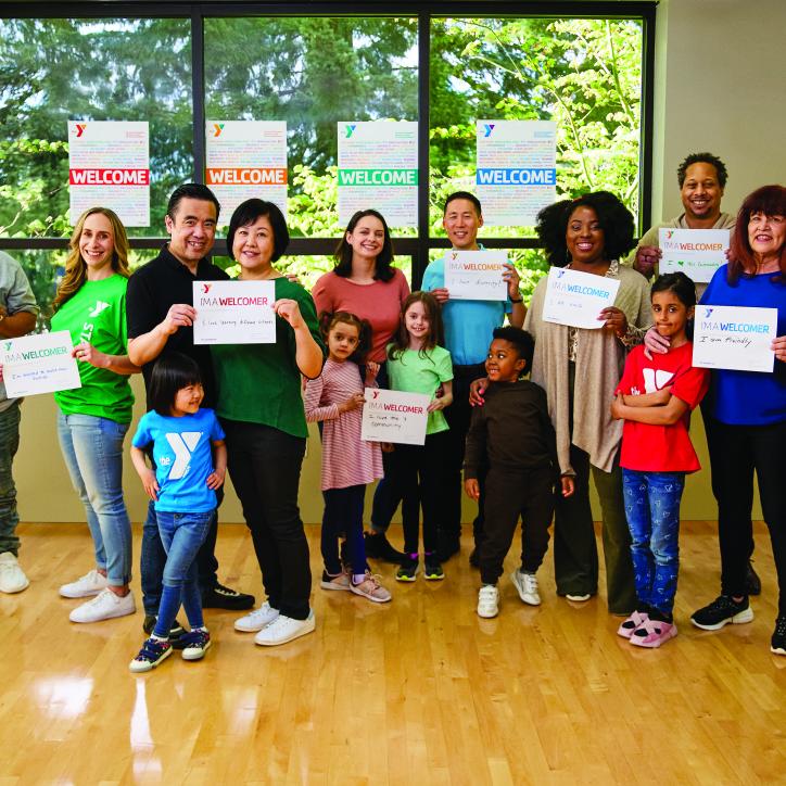 Welcoming Week gathering at a local YMCA