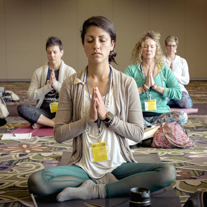 Yoga Meditating