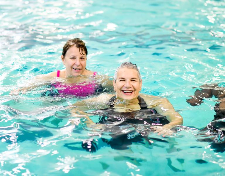 Active Older Adults In The Morgan Family YMCA Pool