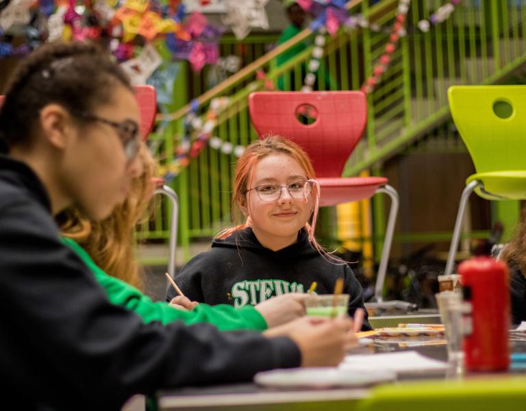 Painting With Students In Tacoma Youth Program