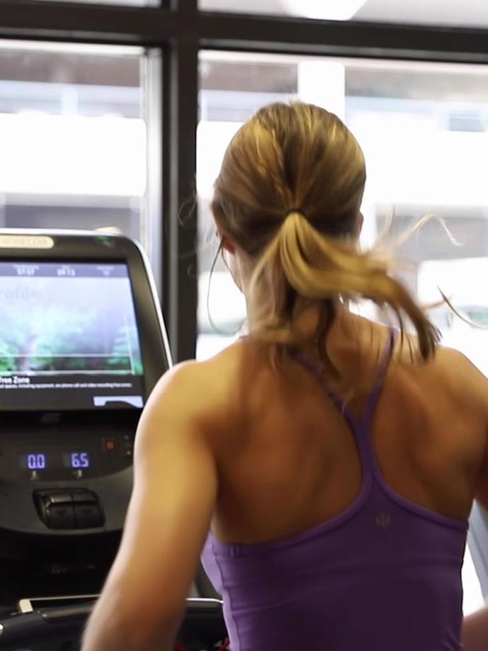 Tacoma Center YMCA Jogging On Treadmill