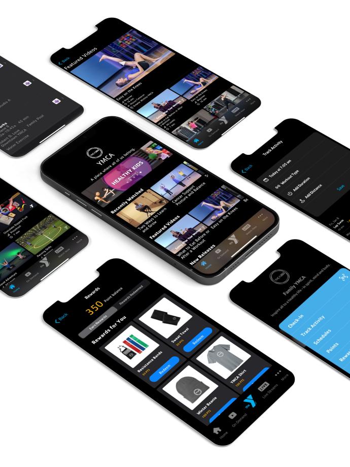 YMCA360 Mobile App Features