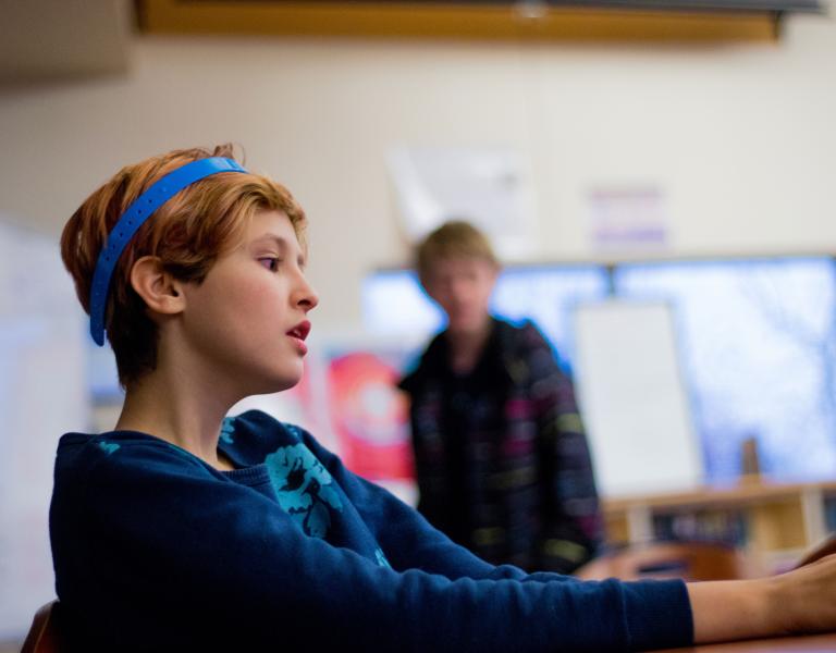Focusing On Work In Lakewood Classroom