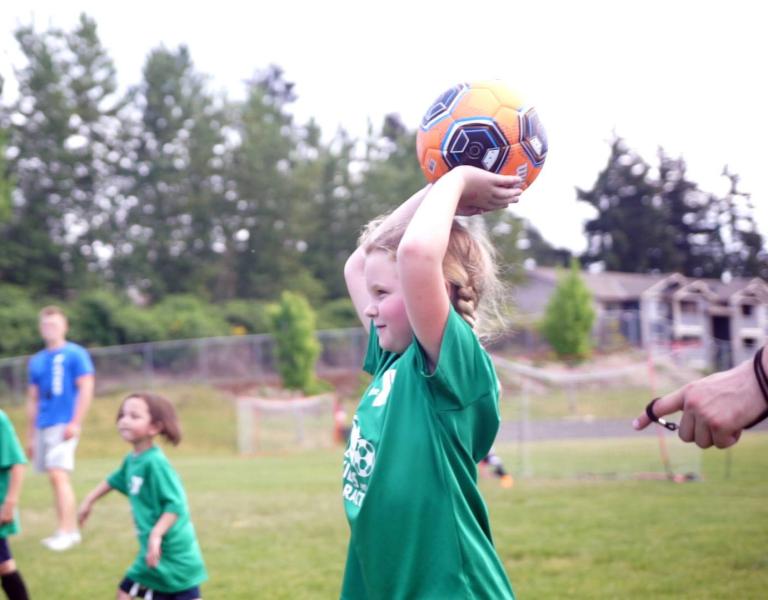 YMCA Youth Sports Soccer Throw in