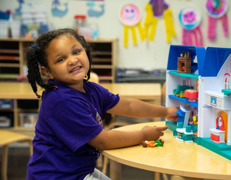 YMCA Early Learning Center Building A House