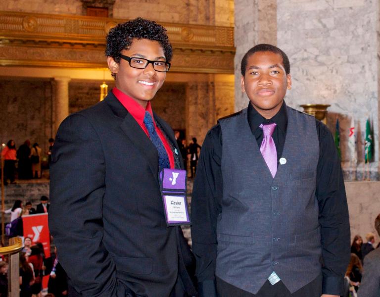 Posing At YMCA Youth and Government Youth Legislature