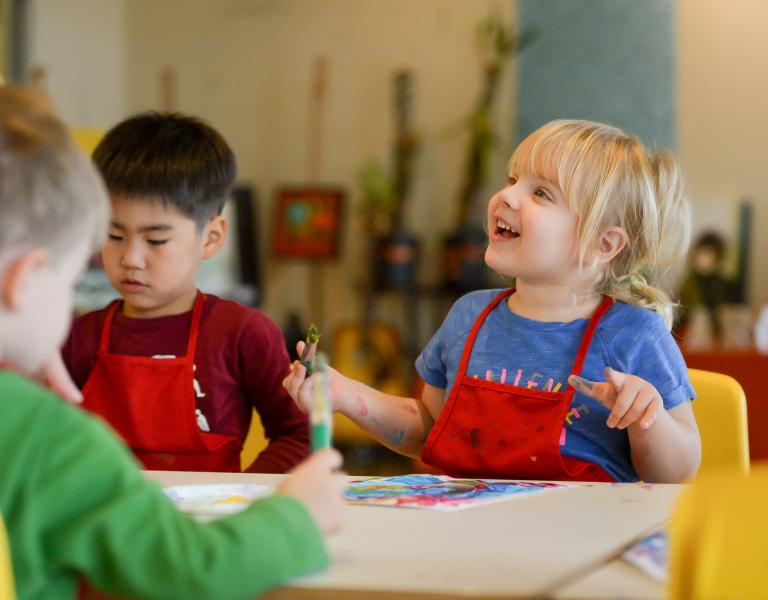 YMCA Preschool Art Paint Project