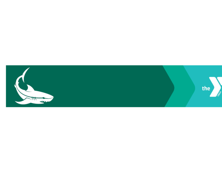 Lakewood Sharks logo on a teal banner