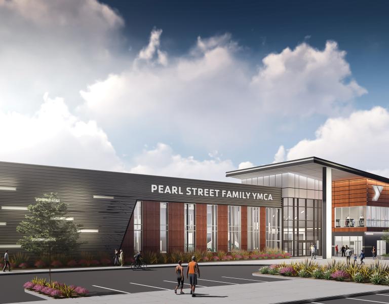 Pearl Street Family YMCA Exterior Rendering