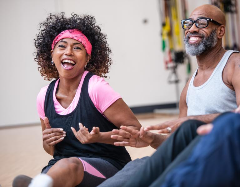 YGTC Older Adults in an exercise session