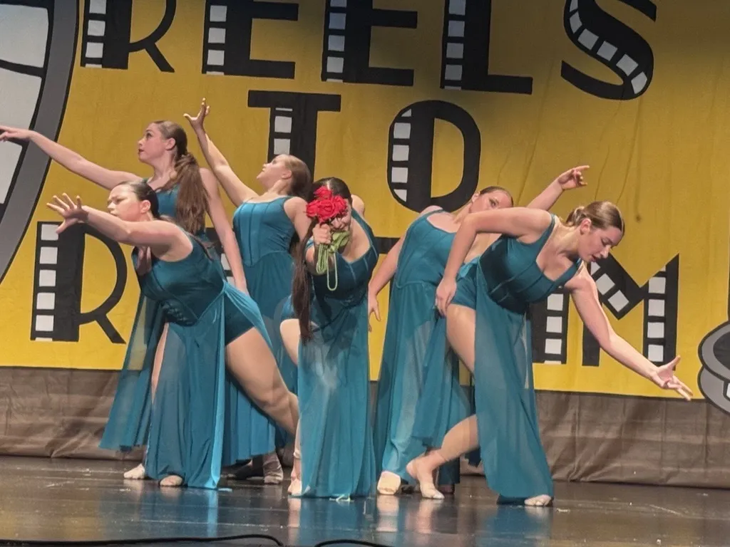 Dance Company senior students perform the choreography they've been working on during recital at the YMCA