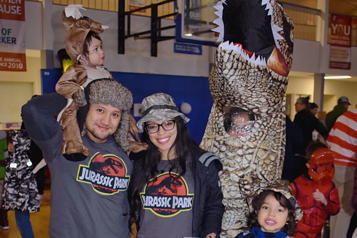 Mel Korum Family YMCA Jack-O’-Lantern Jubilee Jurassic Park Family