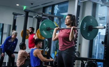 YMCA Weight Training With Overhead Press