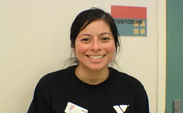Irene Nives the Site Leader for Crownhill Elementary Smiling