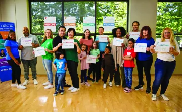 Welcoming Week gathering at a local YMCA
