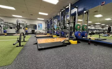 Shot of the new equipment recently installed at the YMCA