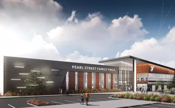 Pearl Street Family YMCA Exterior Rendering