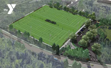 Gig Harbor Sports Field - Rendering with Logo