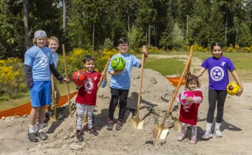 Gig Harbor Sports Fields Groundbreaking - Kids