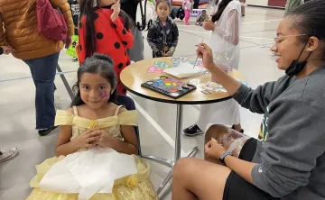 Lakewood Family YMCA Jack-O’-Lantern Jubilee Princess Facepaint