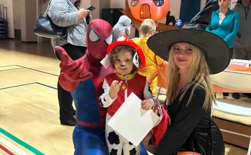 Lakewood Family YMCA Jack-O’-Lantern Jubilee Spiderman with Family