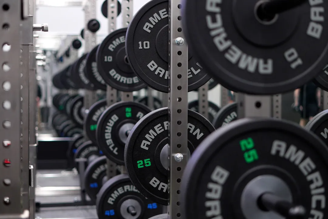 Side View of YMCA Barbell Plates