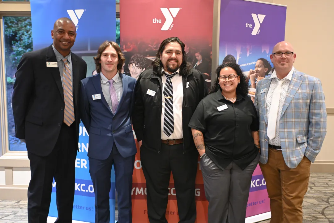 YMCA Staff Posing at Center for Community Impact Dinner